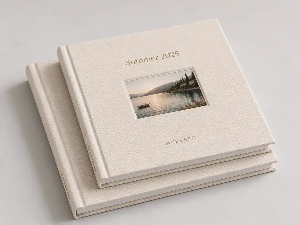 MYKEEPO Landscape Photo Book — standard 25×20 cm and large 33×28 cm